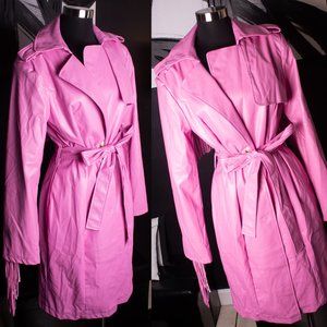 Pink Trench Coat